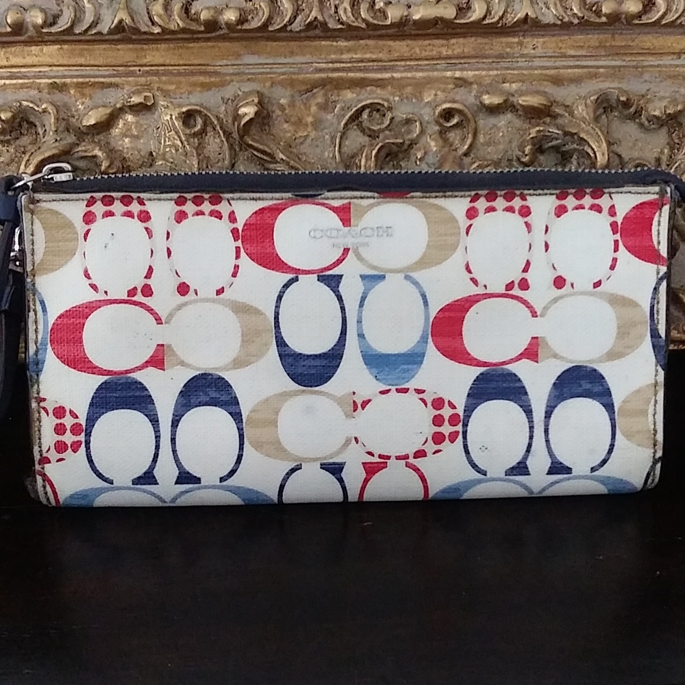 Gently used Coach wristlet/wallet